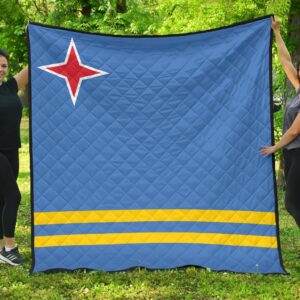 Aruba Flag Premium Quilt A6  Quilt